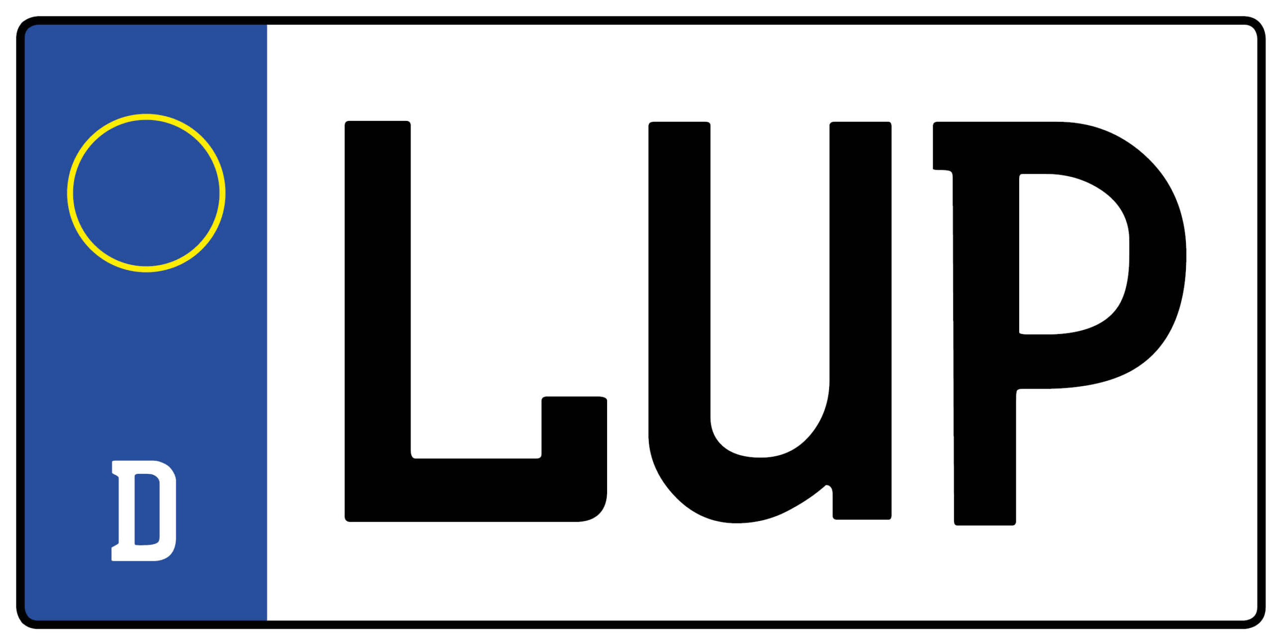 Kennzeichen LUP
