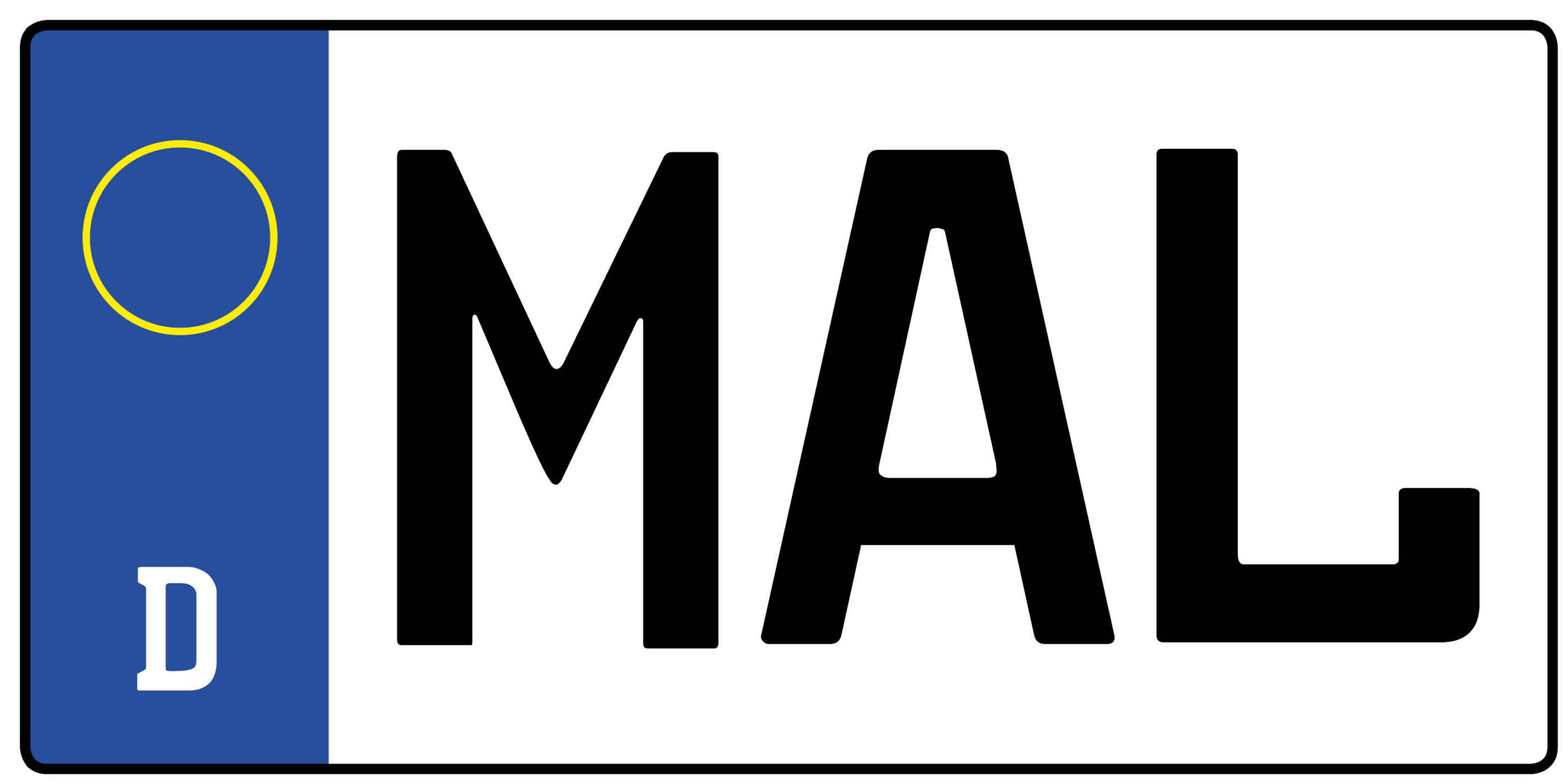 Kennzeichen MAL