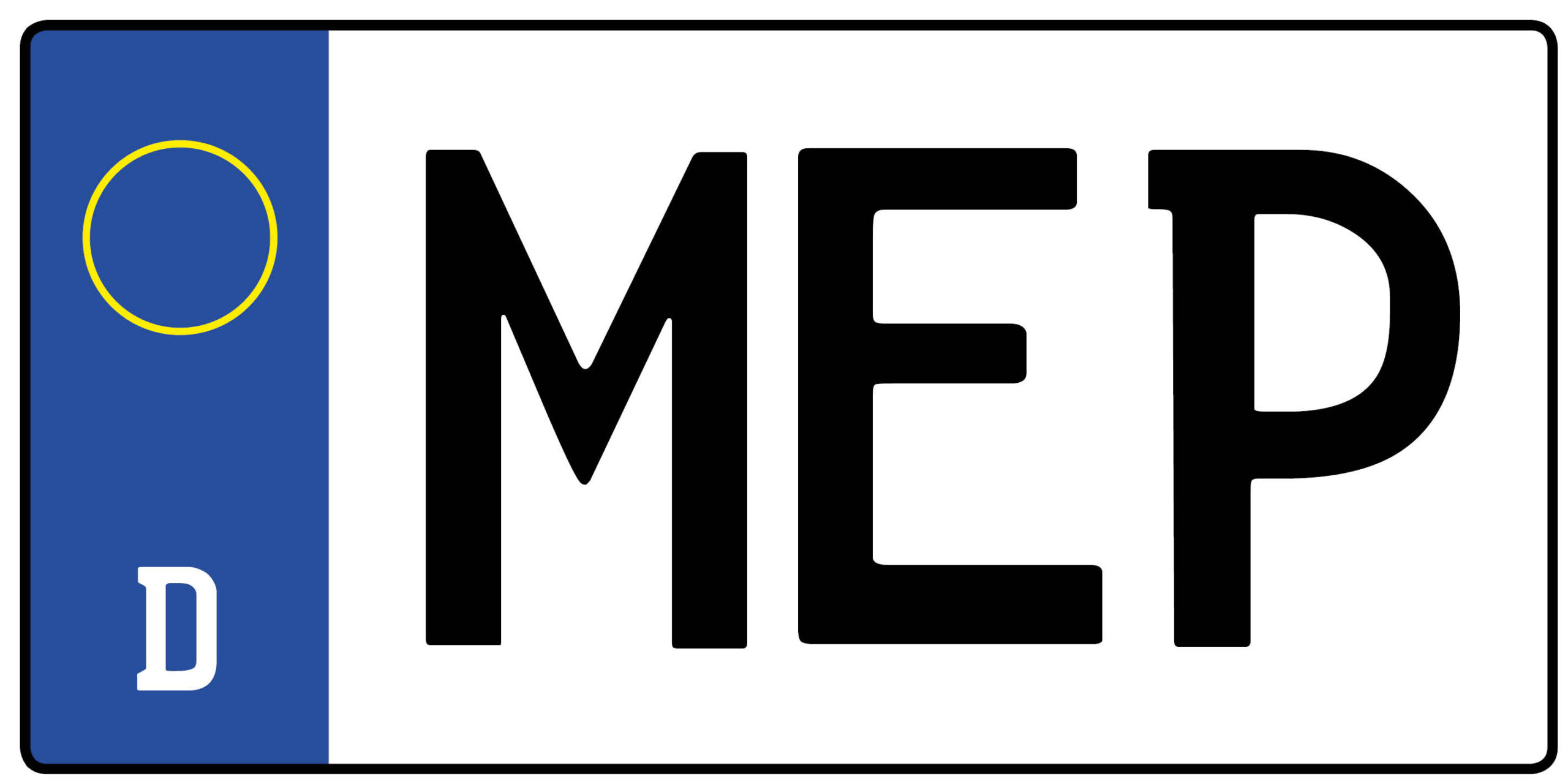 Kennzeichen MEP