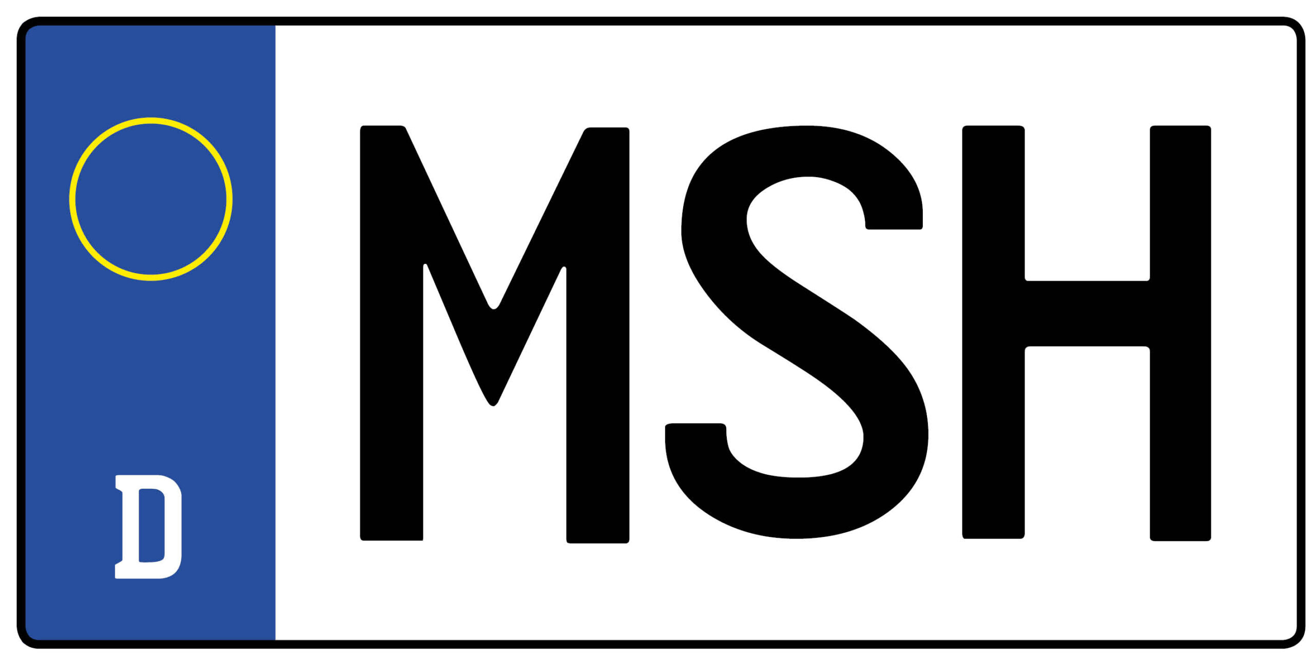 Kennzeichen MSH
