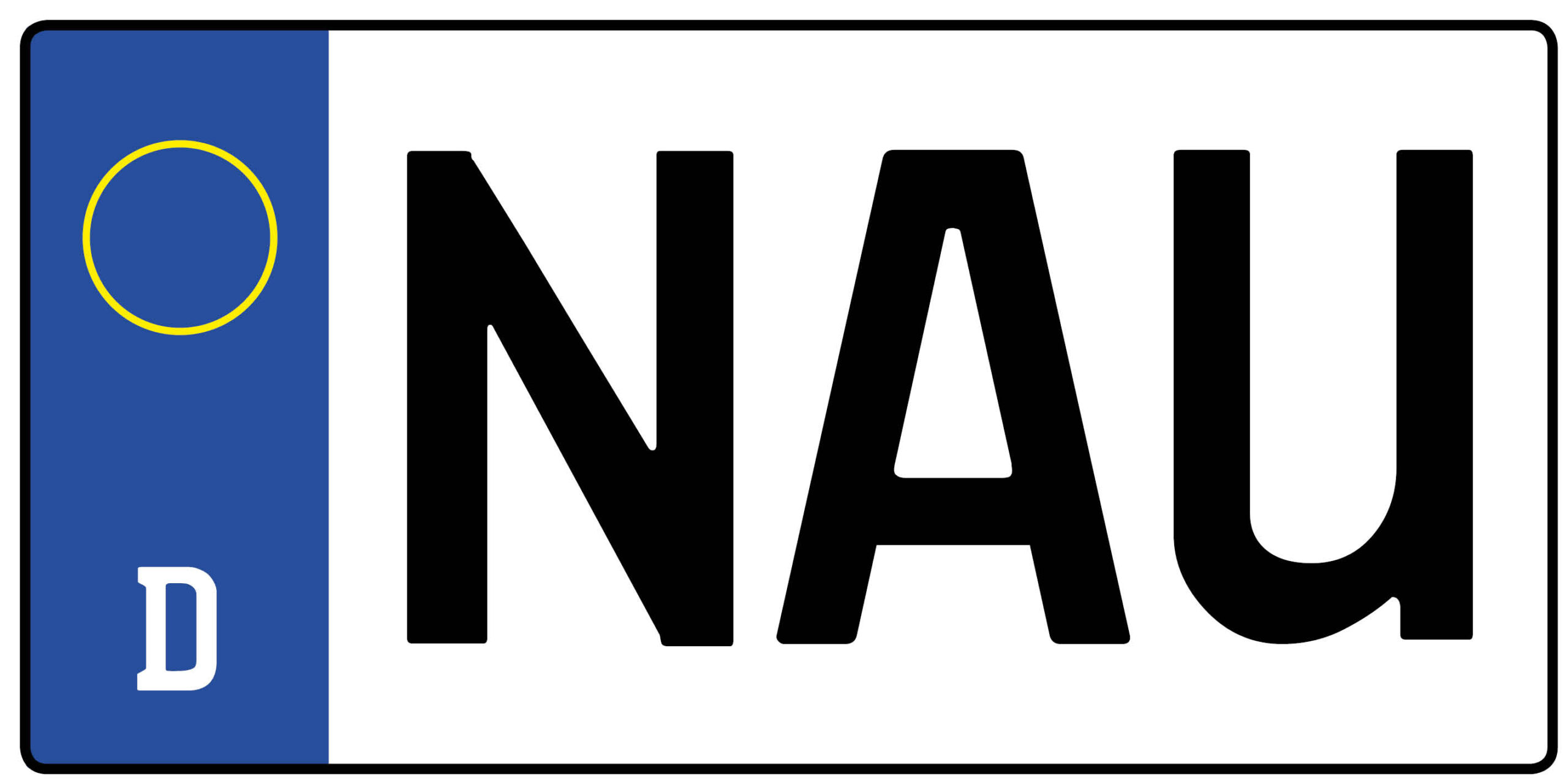 Kennzeichen NAU