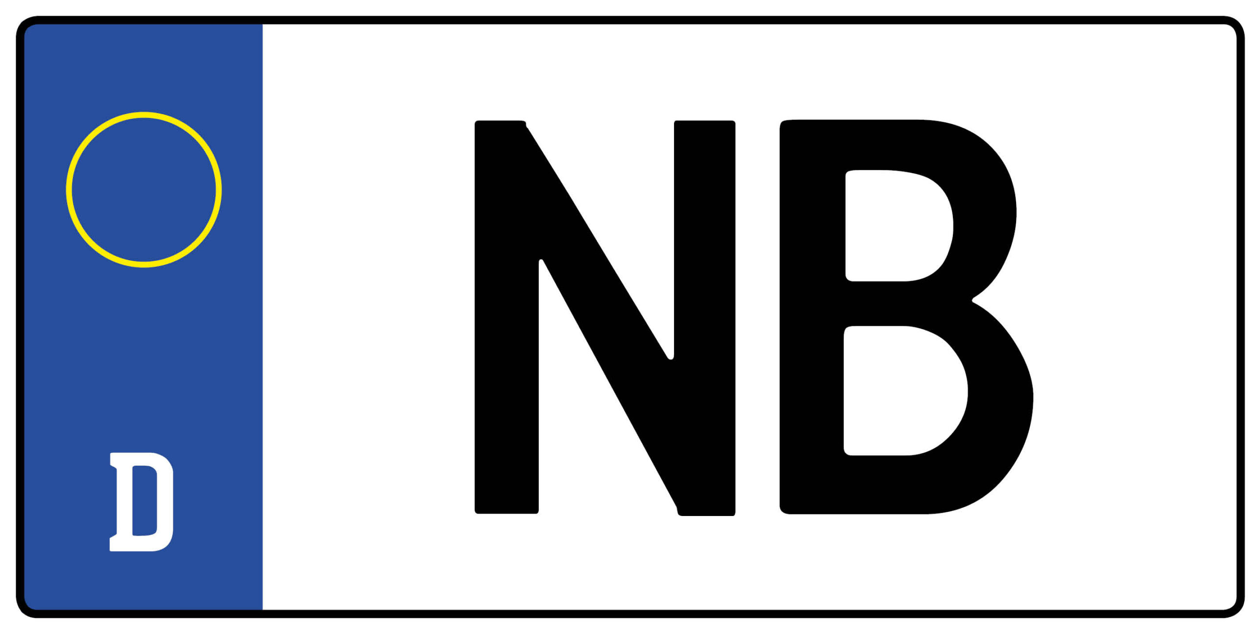 Kennzeichen NB