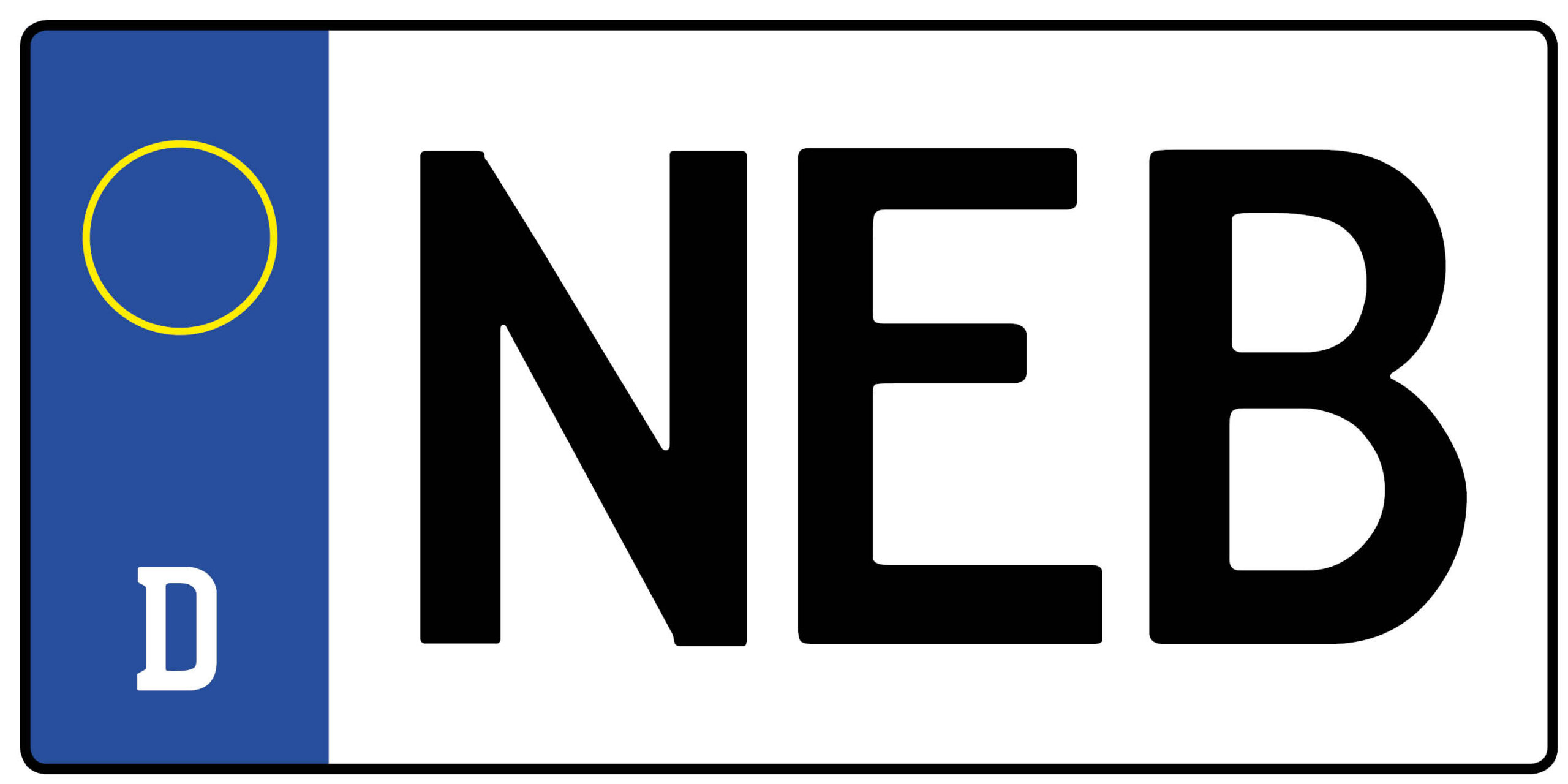 Kennzeichen NEB