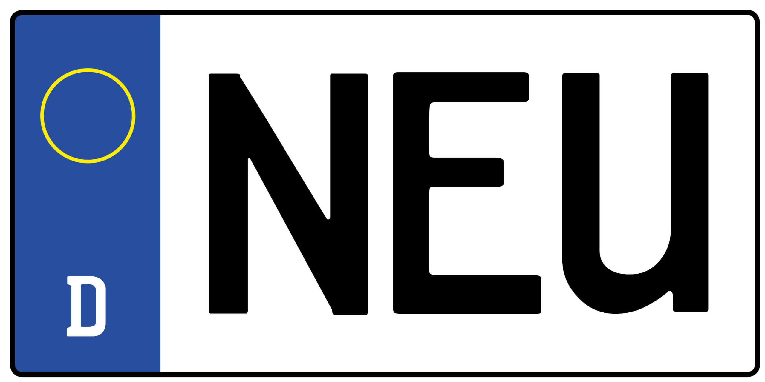 Kennzeichen NEU
