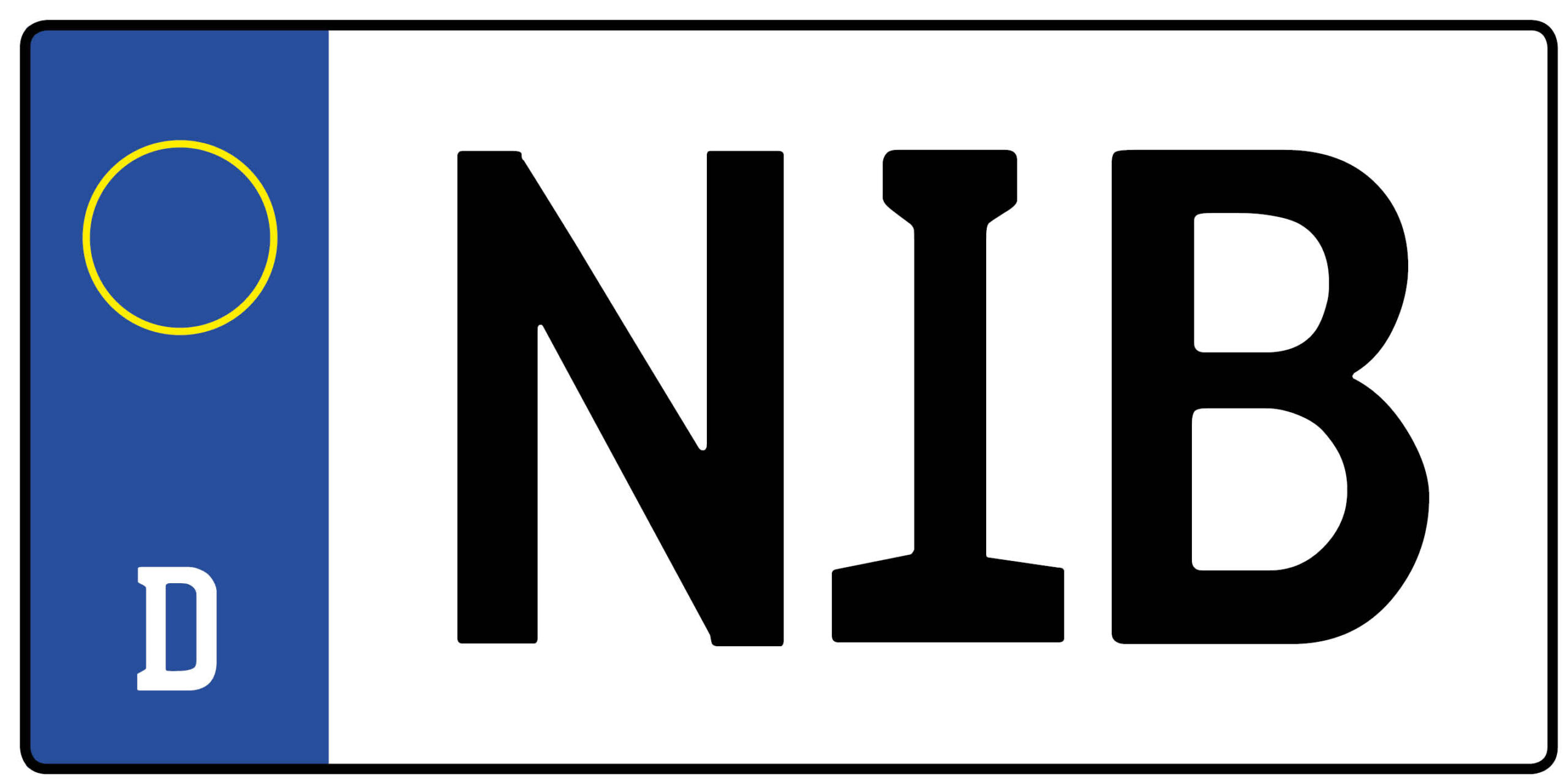Kennzeichen NIB
