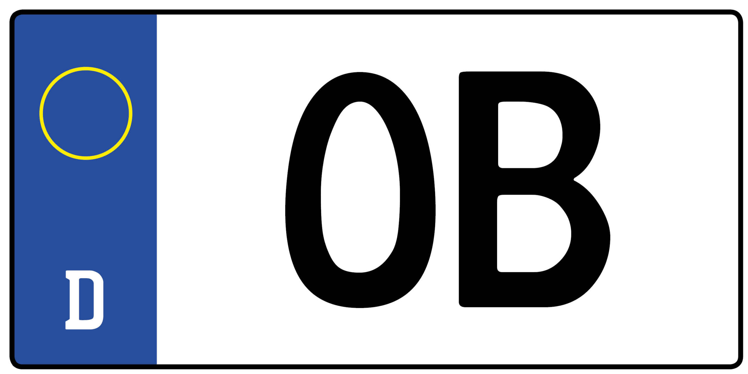 Kennzeichen OB
