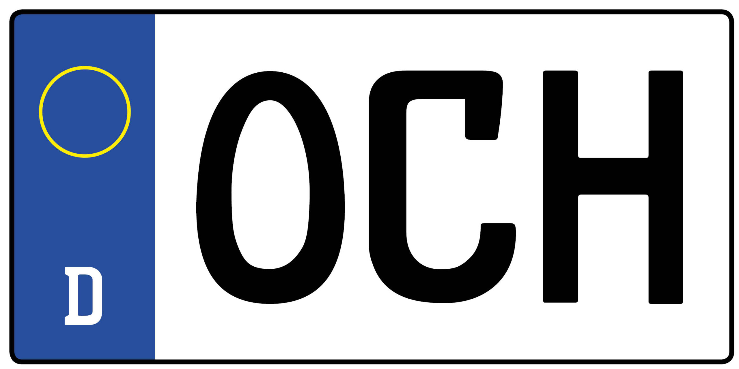 Kennzeichen OCH