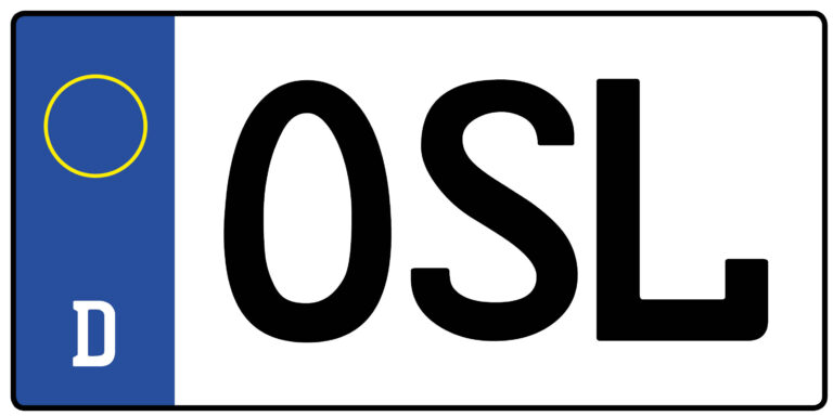 Kennzeichen OSL