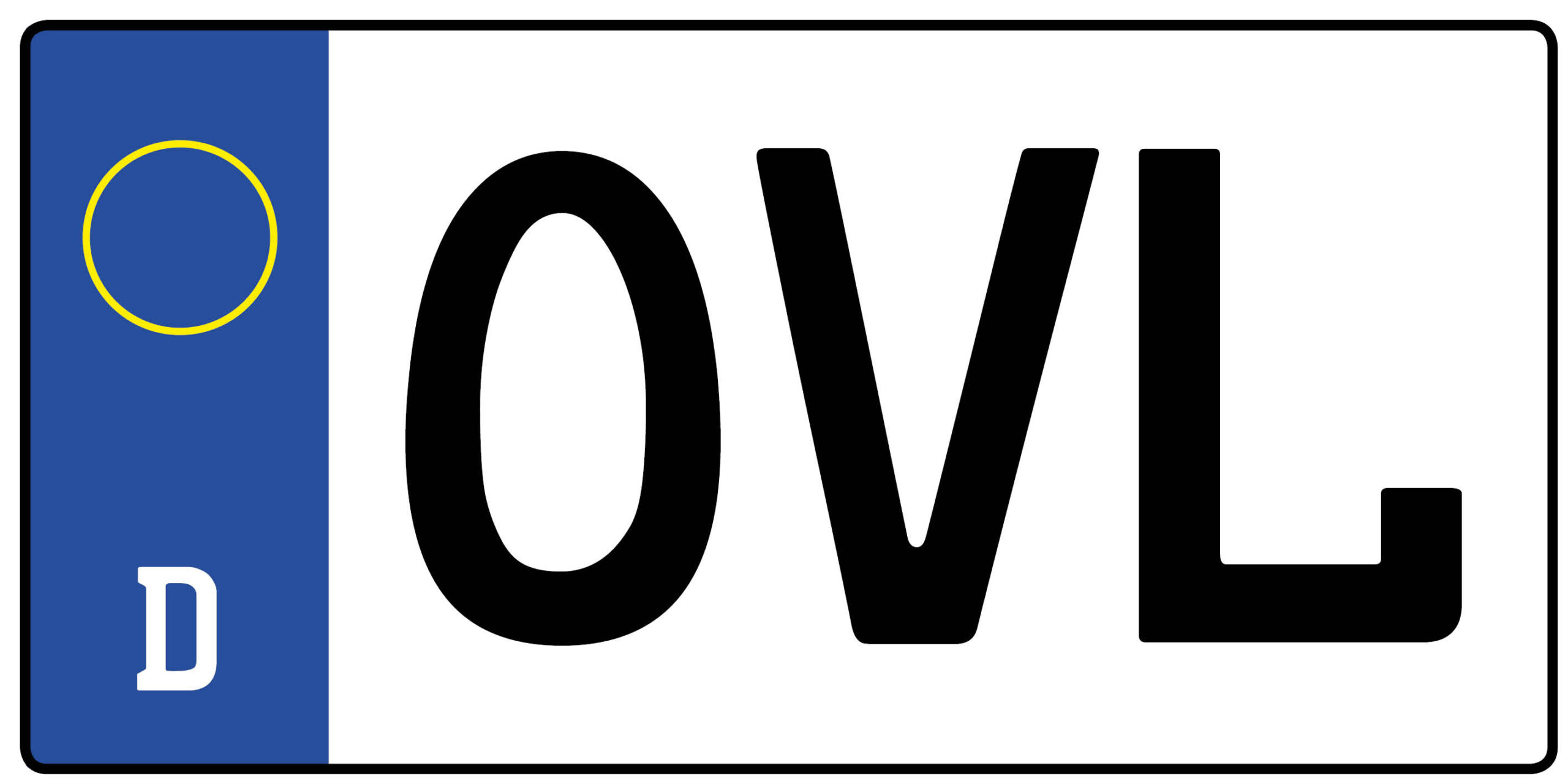 Kennzeichen OVL