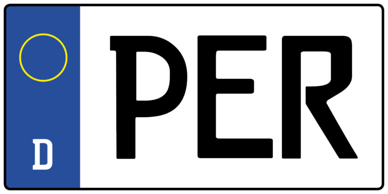 Kennzeichen PER
