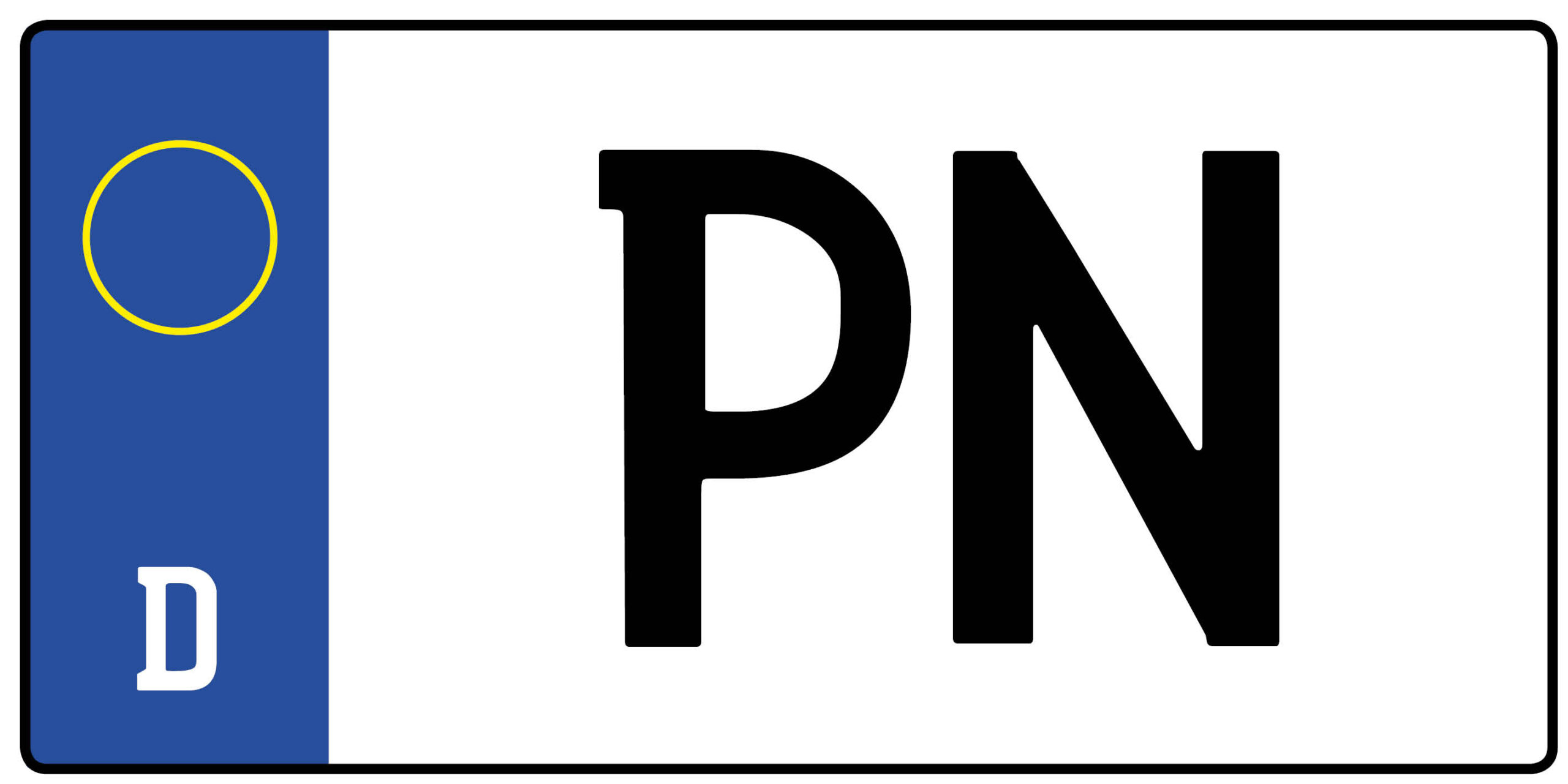 Kennzeichen PN