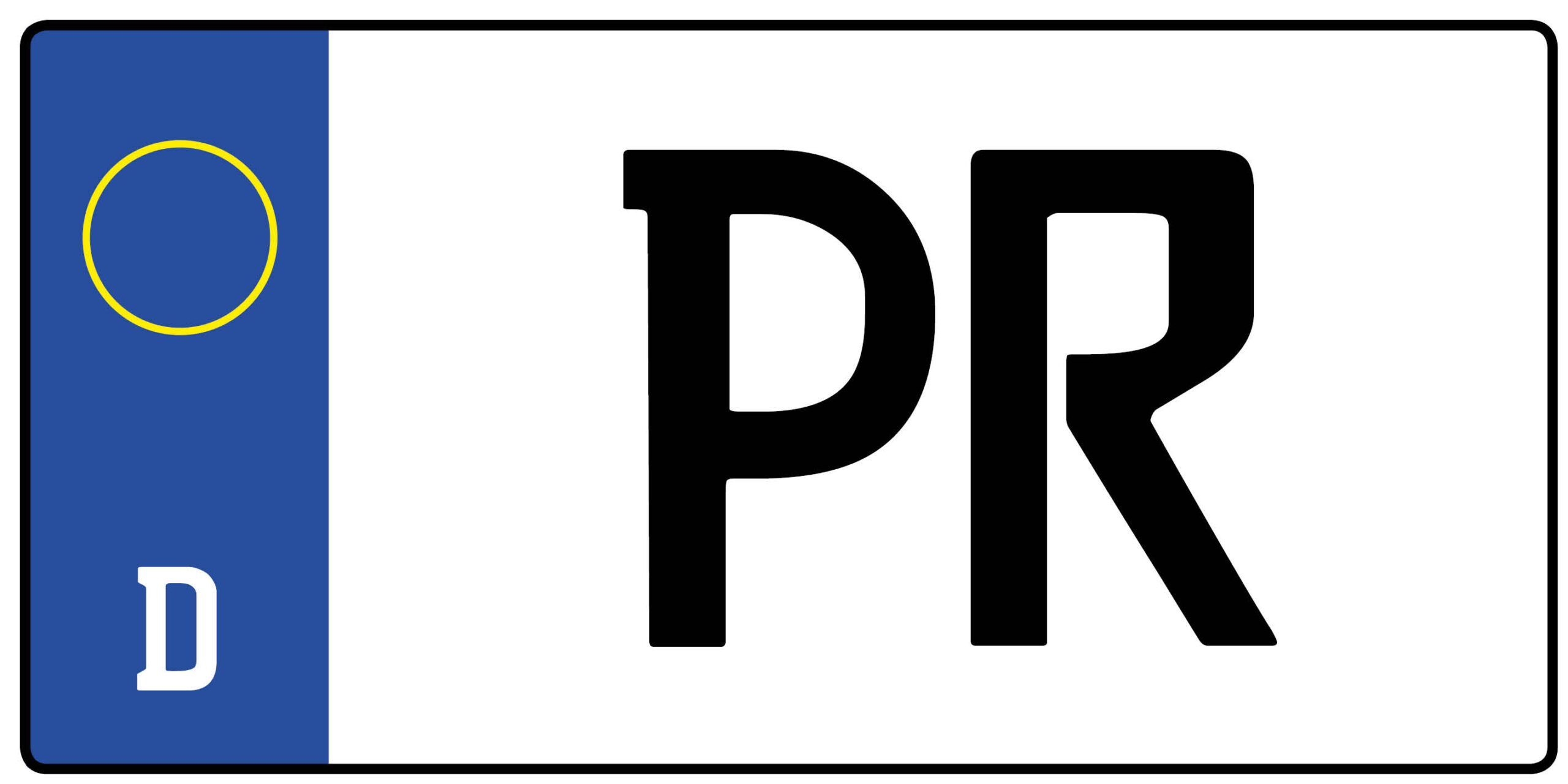 Kennzeichen PR