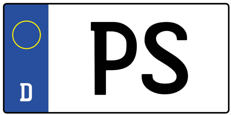 Kennzeichen PS