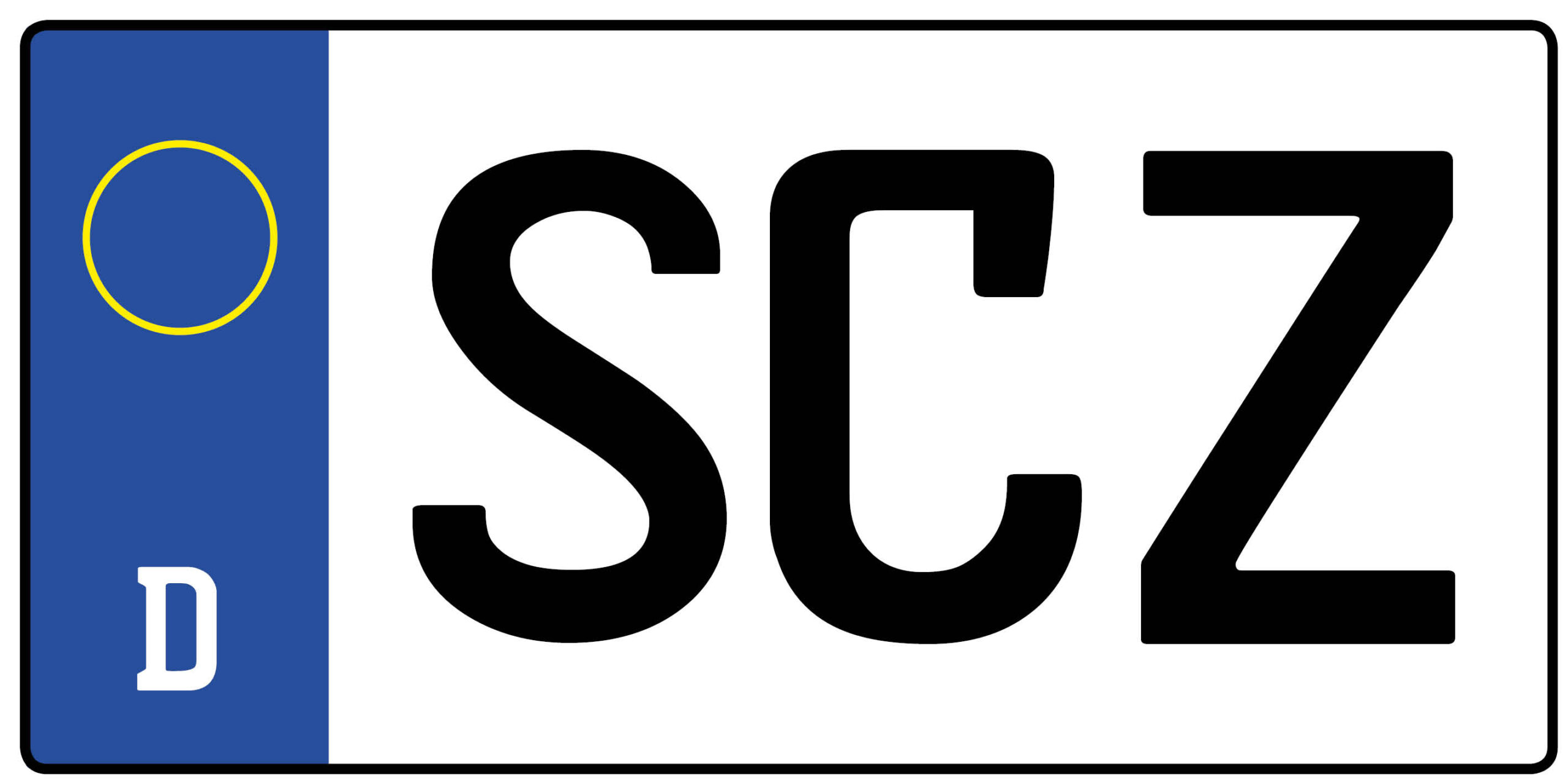 Kennzeichen SCZ