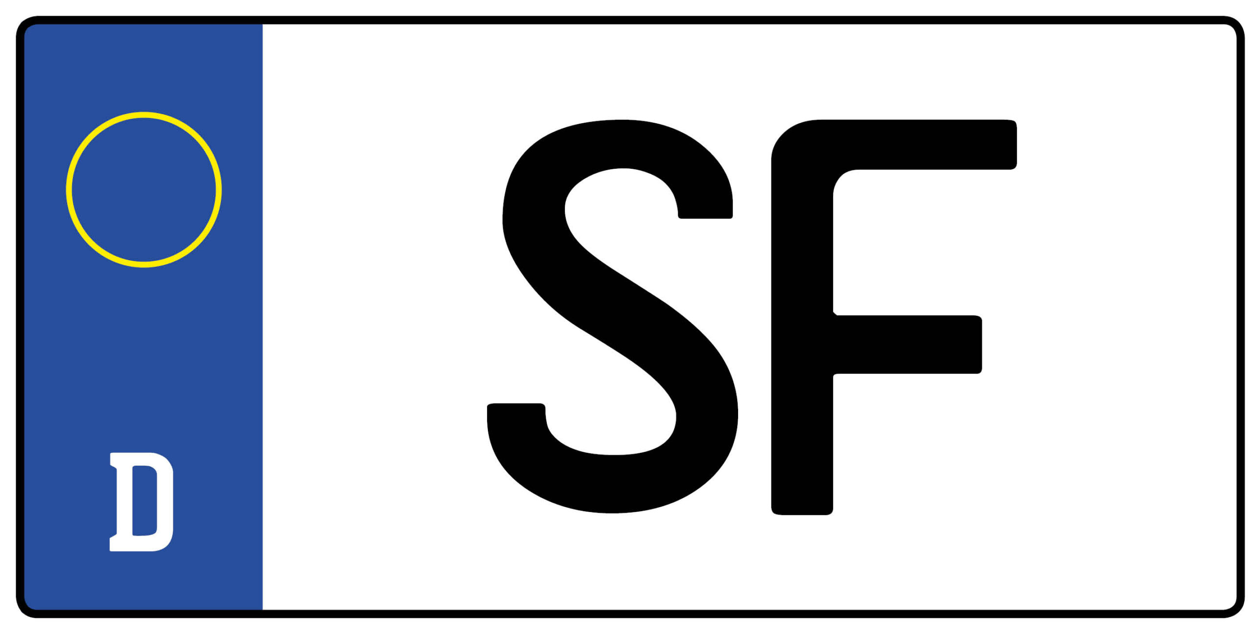 Kennzeichen SF