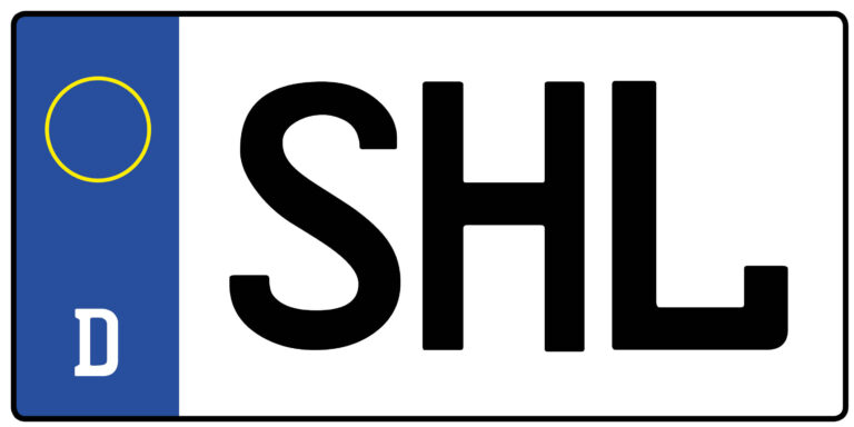 Kennzeichen SHL