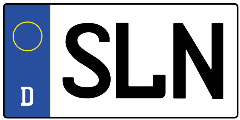 Kennzeichen SLN