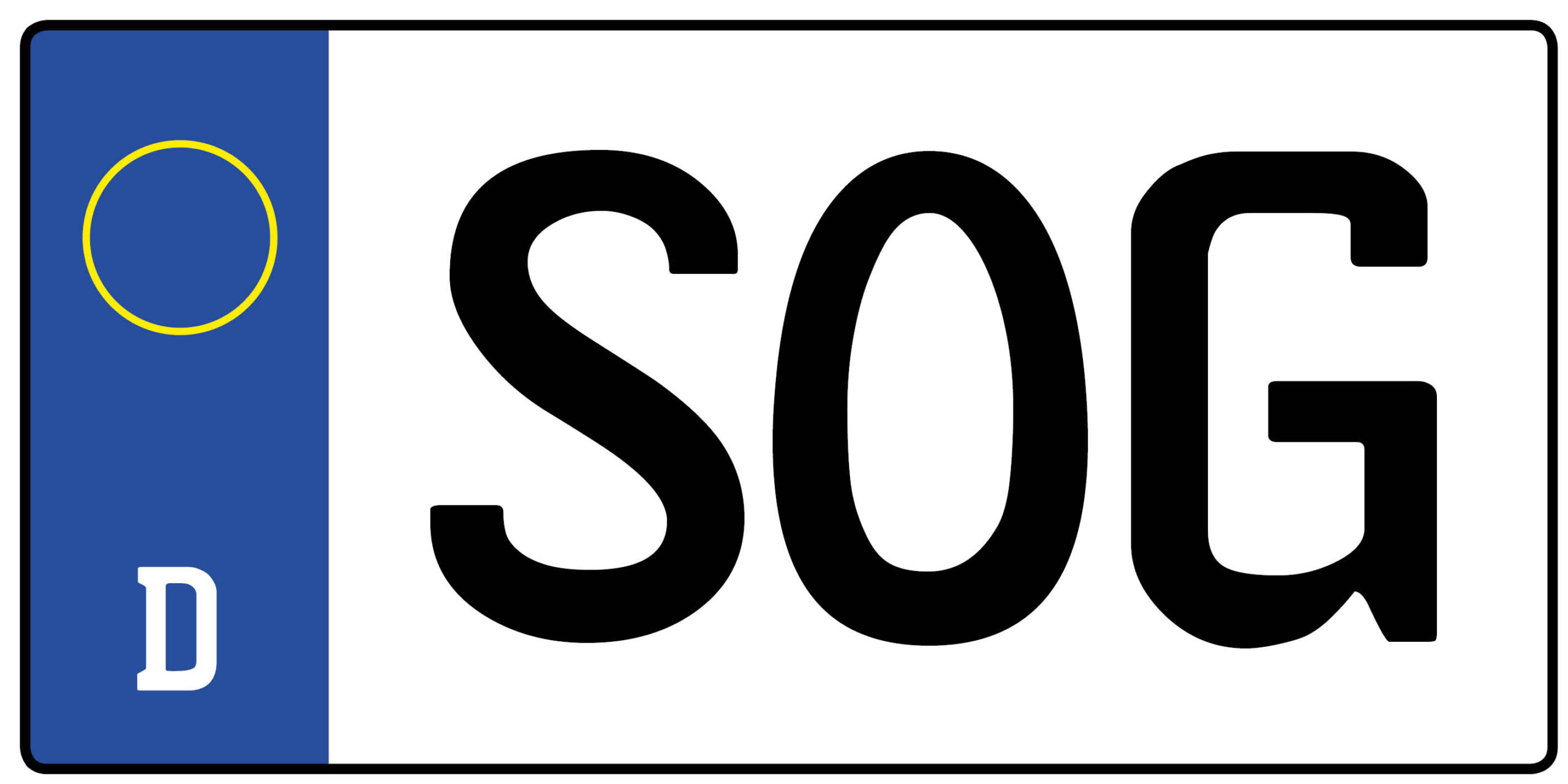 Kennzeichen SOG