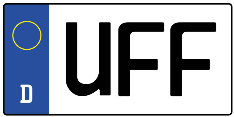 Kennzeichen UFF