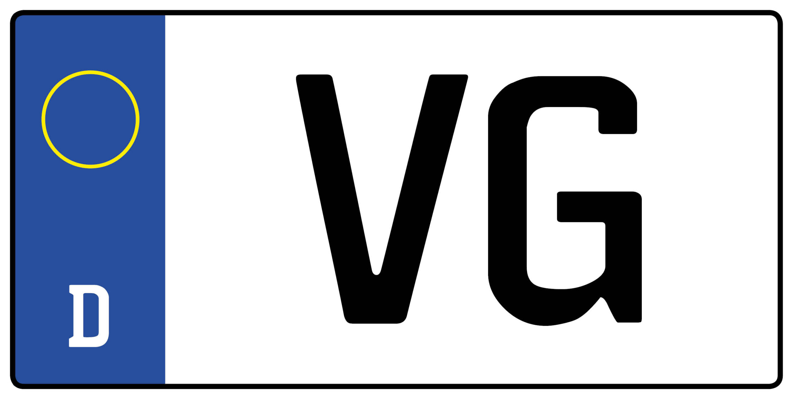 Kennzeichen VG