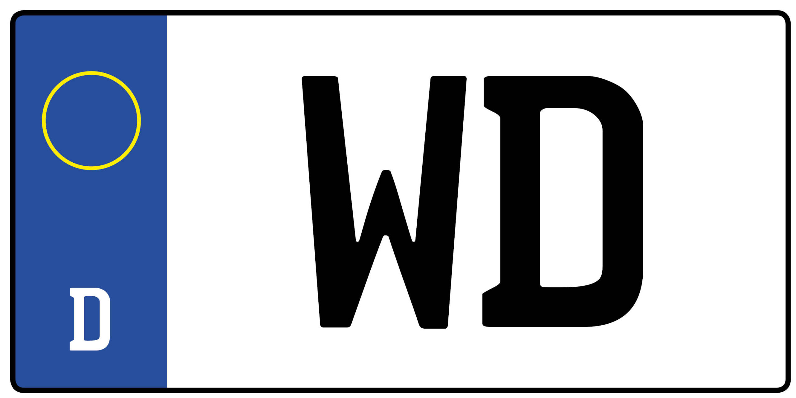 Kennzeichen WD