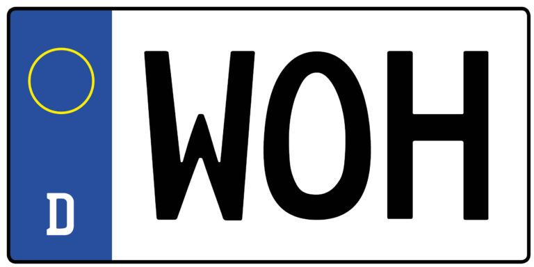 Kennzeichen WOH
