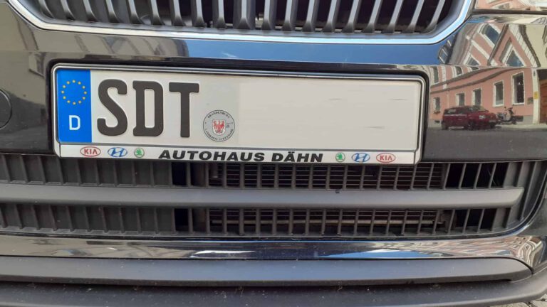 Kennzeichen SDT