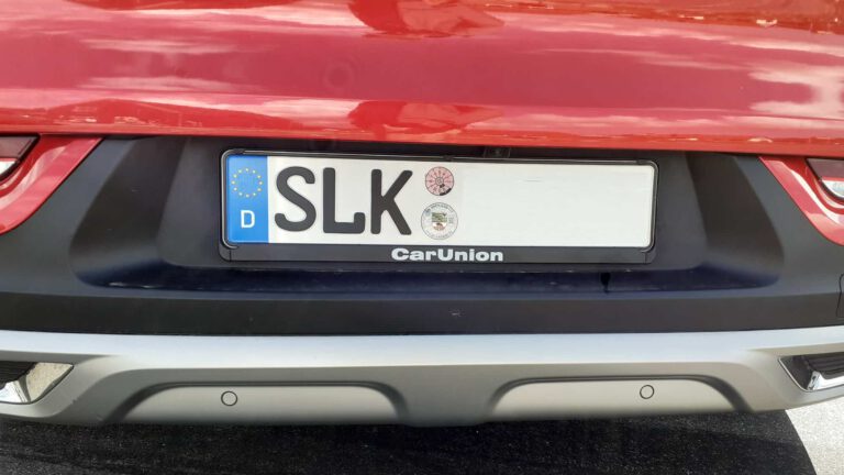 Kennzeichen SLK