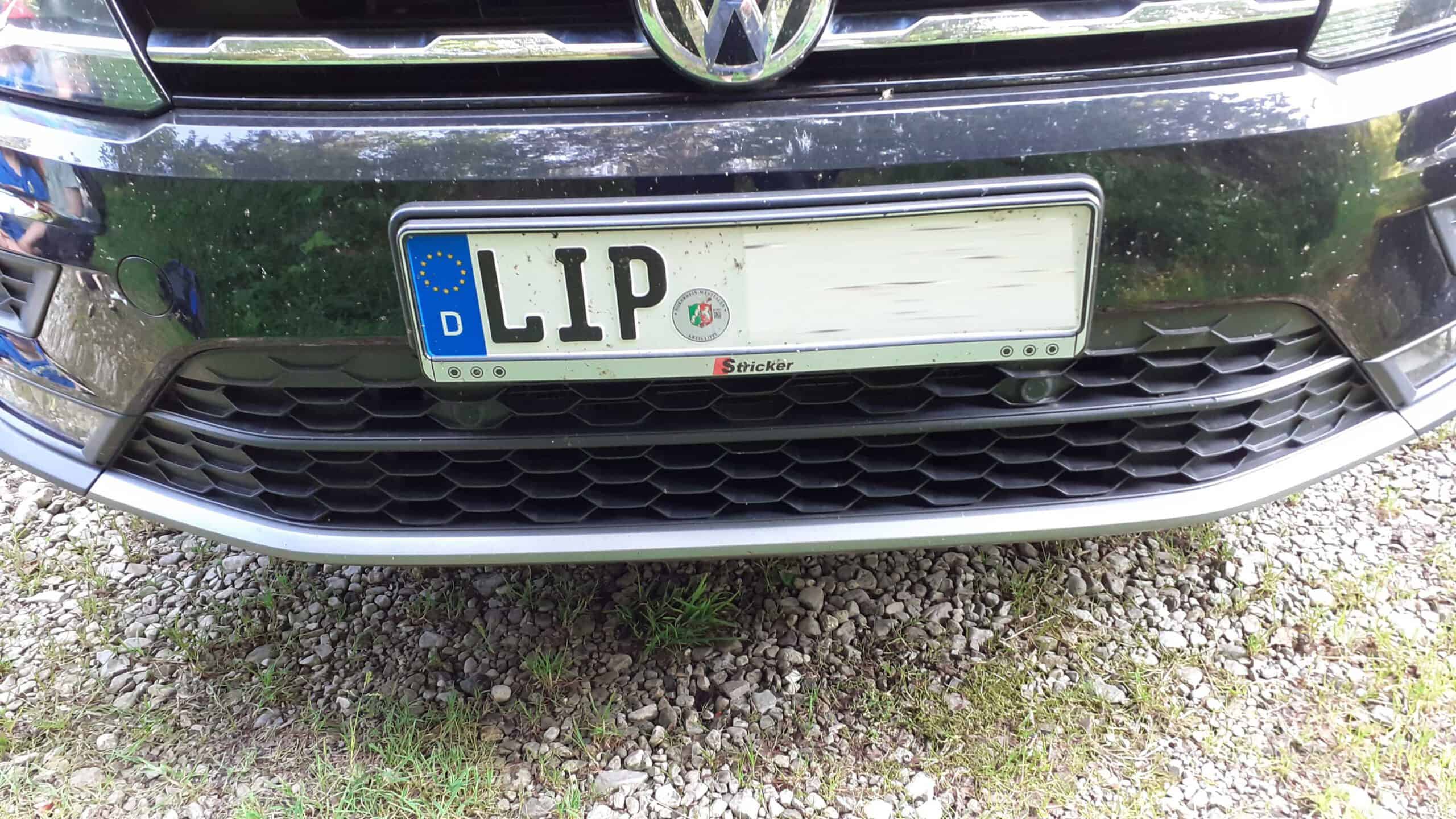 LIP Wof 252 r steht das Kennzeichen LIP Autokennzeichen Info