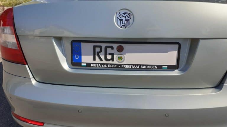 Kennzeichen RG