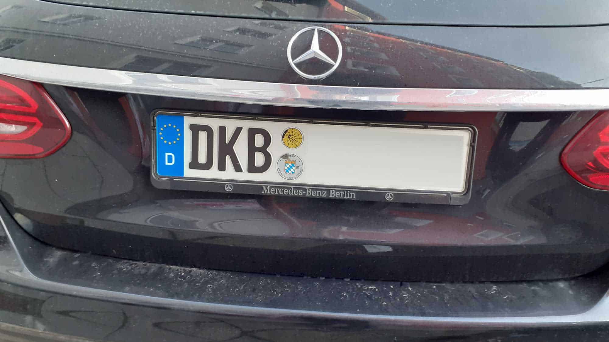 Kennzeichen DKB