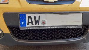 Wunderbar Kfz Kennzeichen Aw Fotos