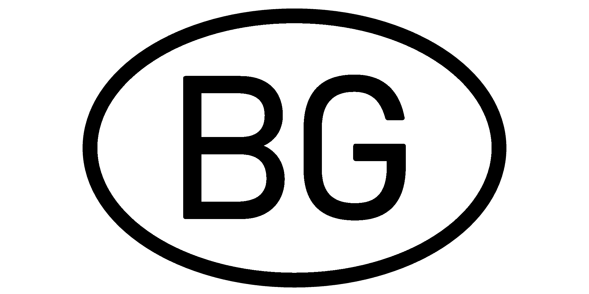 Länderkennzeichen BG