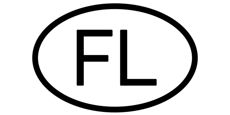 Länderkennzeichen FL