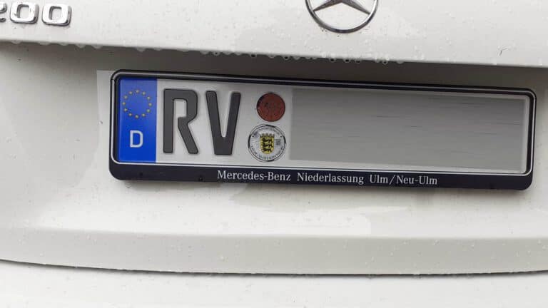 Kennzeichen RV