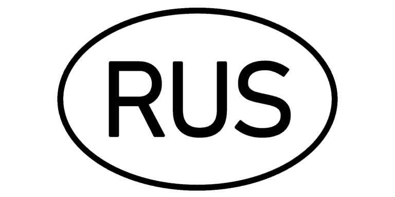 Länderkennzeichen RUS