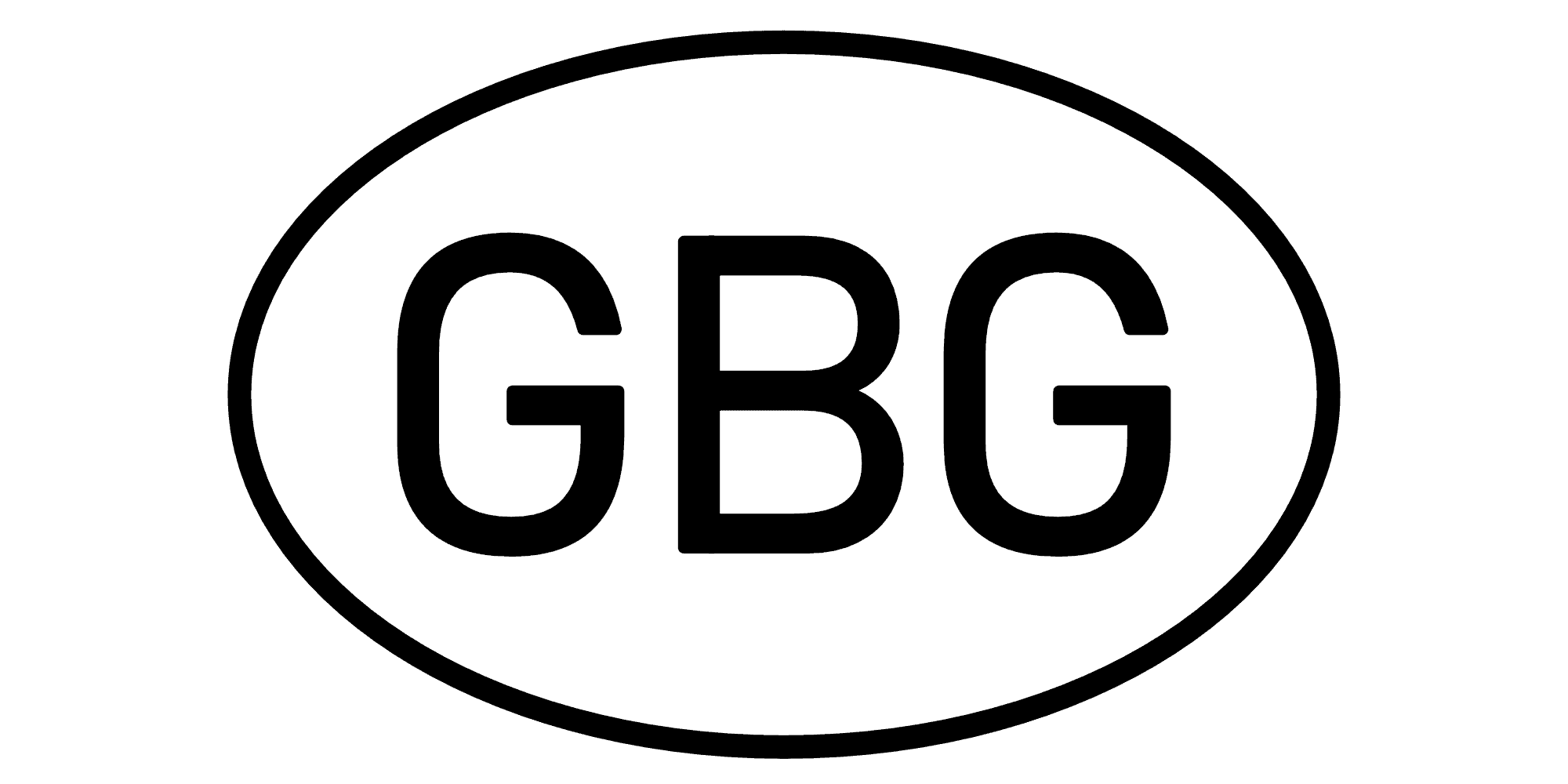 Länderkennzeichen GBG
