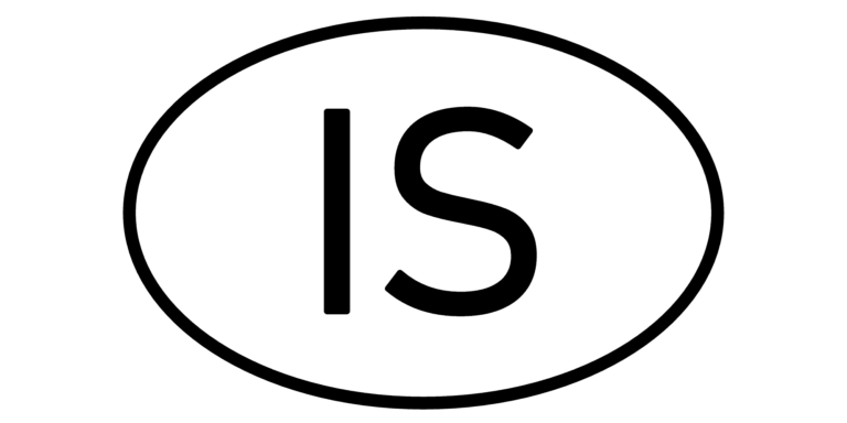 Länderkennzeichen IS