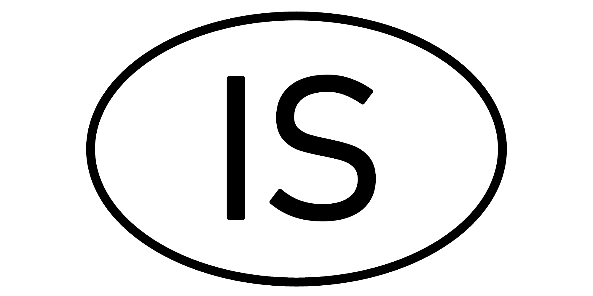 Länderkennzeichen IS