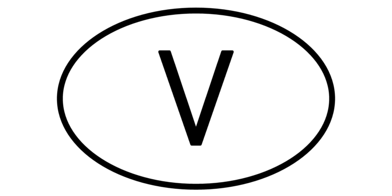 Länderkennzeichen V