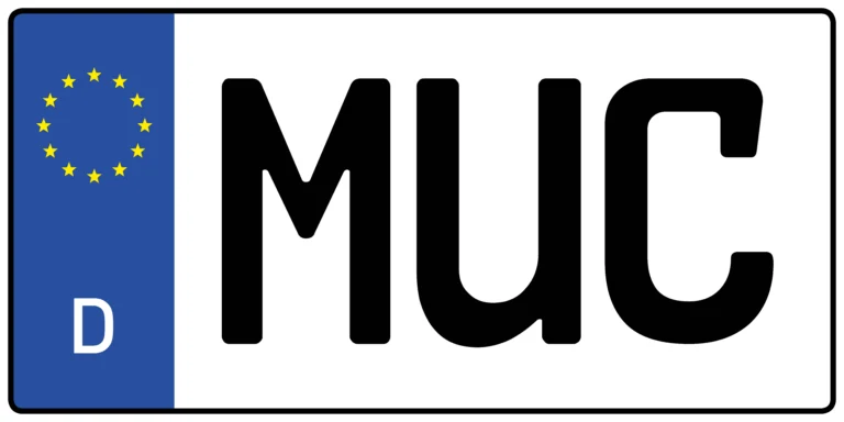 Wofür steht das Kennzeichen MUC?